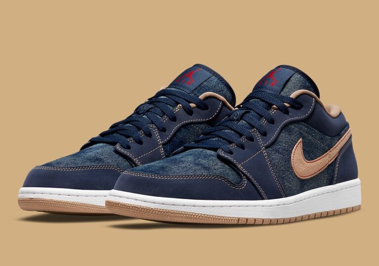 Air Jordan 1 Low SE 'Denim' DH1259-400 - Image 4