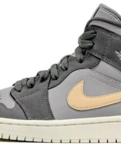 Air Jordan 1 Mid 'Iron Grey Onyx' BQ6472-020