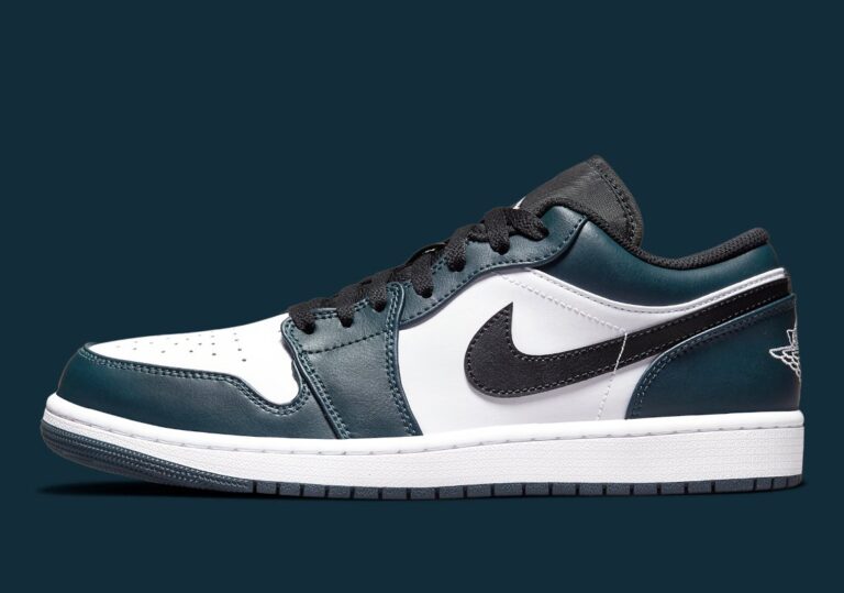 Air Jordan 1 Low 'Dark Teal' 553558-411 - Image 2