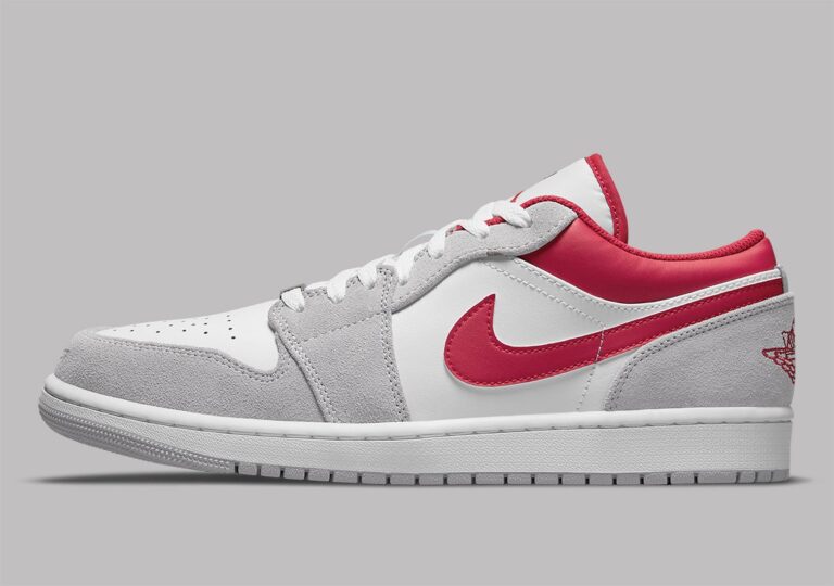 Air Jordan 1 Low SE 'Light Smoke Grey Gym Red' DC6991-016 - Image 2