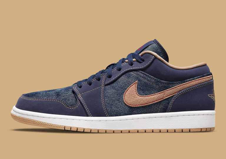 Air Jordan 1 Low SE 'Denim' DH1259-400 - Image 2