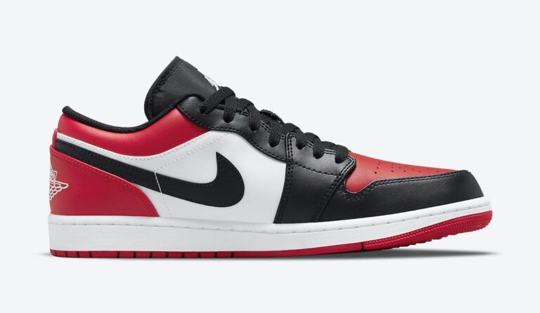 Air Jordan 1 Low 'Bred Toe' 5553558-612 - Image 2