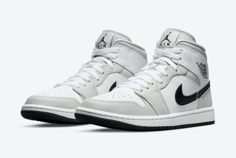 Air Jordan 1 Mid 'Light Smoke Grey' BQ6472-015 - Image 4