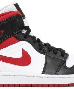 Air Jordan 1 Mid 'Black Gym Red' 554724-122