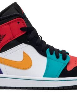 Air Jordan 1 Mid 'Multi-Color' 554724-125