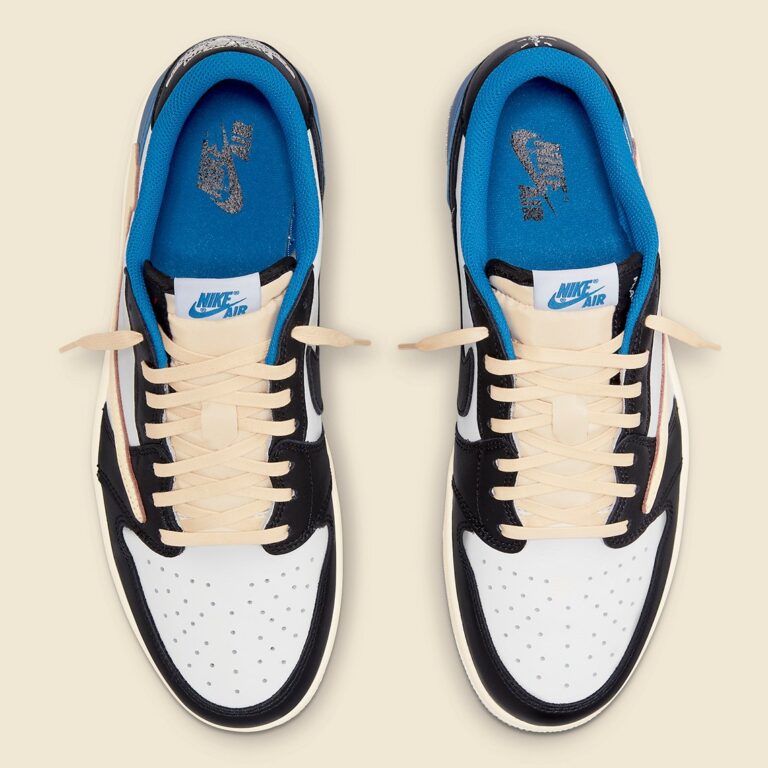 Fragment Design x Travis Scott x Air Jordan 1 Retro Low DM7866-140 - Image 8