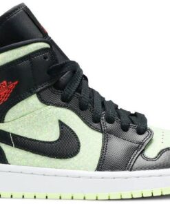 Wmns Air Jordan 1 Mid SE 'Black Barely Volt' CV5276-003