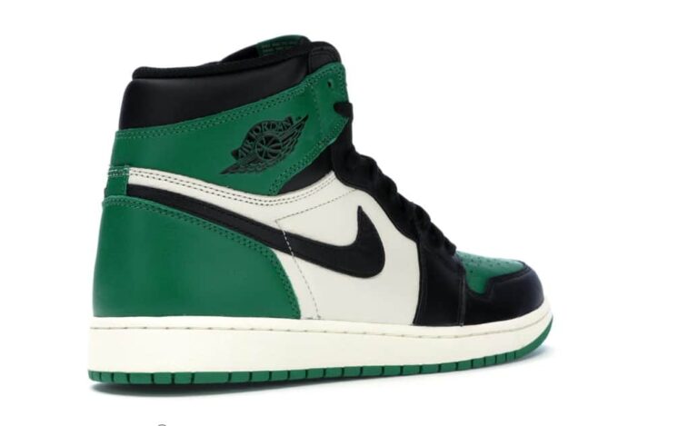 Nike Air Jordan 1 Pine Green - Image 3