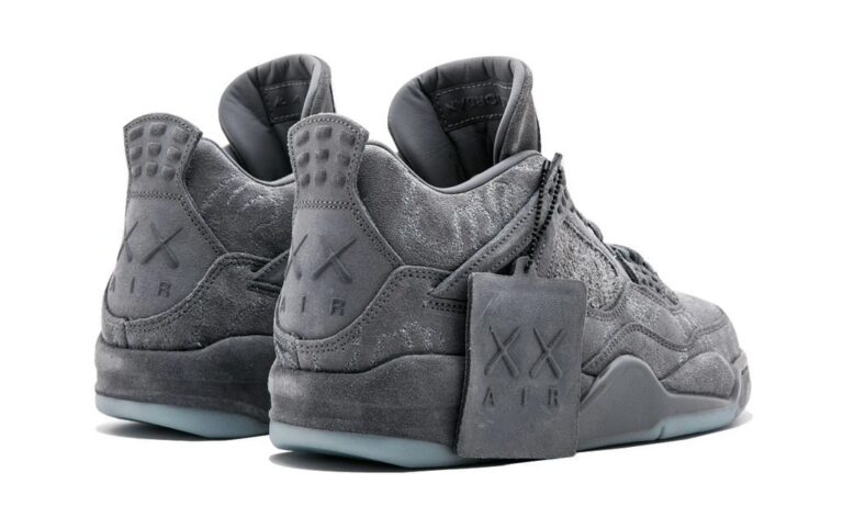 Nike Air Jordan 4 Retro Kaws Grey - Image 3