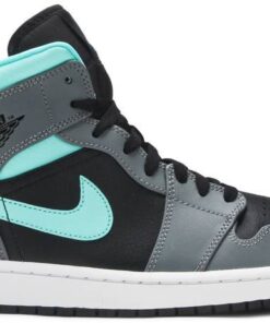 Air Jordan 1 Mid 'Grey Aqua' 554724-063