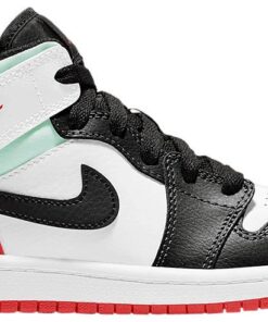 Air Jordan 1 Mid SE PS 'Red Black Toe' BQ6932-100