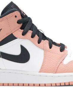 Air Jordan 1 Mid 'Pink Quartz' 555112-603