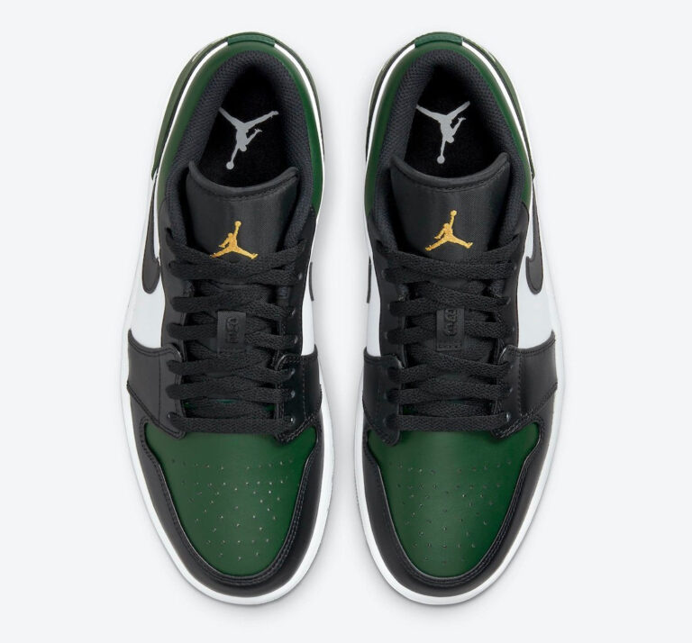Air Jordan 1 Low 'Green Toe' 553558-371 - Image 5
