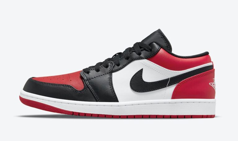 Air Jordan 1 Low 'Bred Toe' 5553558-612 - Image 3