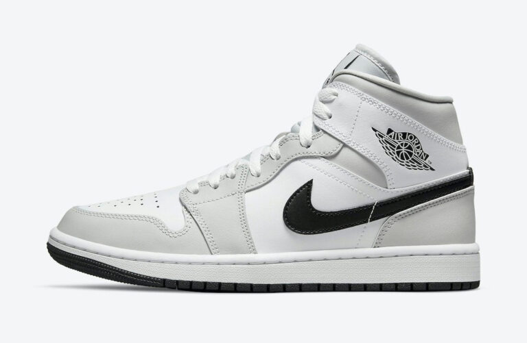 Air Jordan 1 Mid 'Light Smoke Grey' BQ6472-015 - Image 2