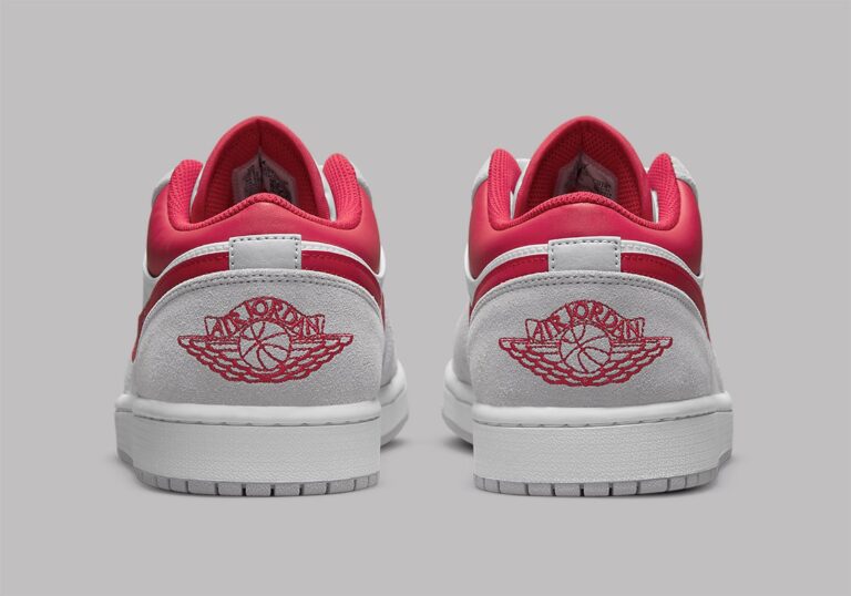 Air Jordan 1 Low SE 'Light Smoke Grey Gym Red' DC6991-016 - Image 6