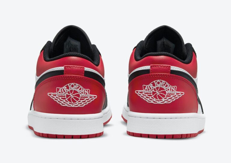 Air Jordan 1 Low 'Bred Toe' 5553558-612 - Image 6