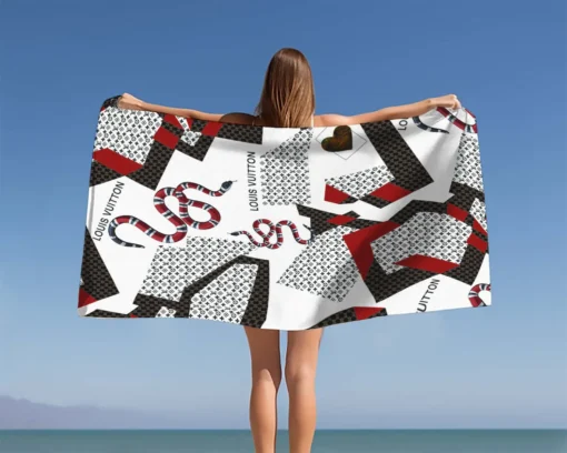[NEW] Premium LOUIS VUITTON Beach Towel ?? Summer 2024 MRS-RYUJ-LV137914