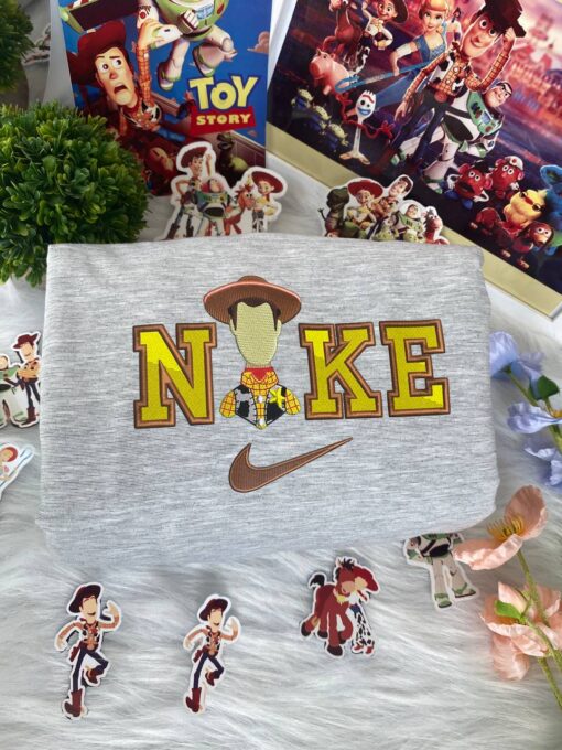 Cowboy And Space Ranger Toy Story Disney Nike Embroidered Sweatshirts - Image 2