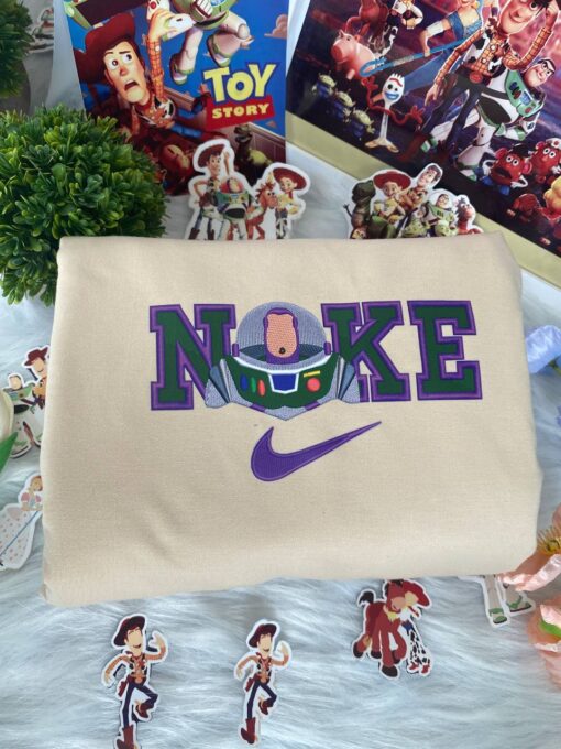 Cowboy And Space Ranger Toy Story Disney Nike Embroidered Sweatshirts - Image 3