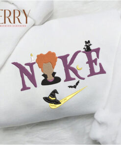 Winifred Sanderson Hocus Pocus Halloween Nike Embroidered Sweatshirt