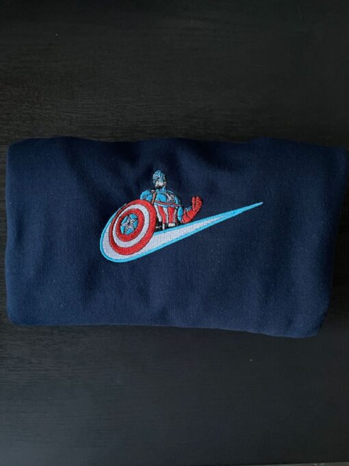 Captain America Marvel Nike Embroidered Sweatshirt