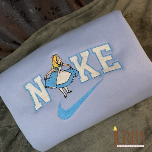 Alice in Wonderland Disney Nike Embroidered Sweatshirt - Image 2