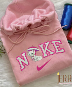 Aristocats Cat with Umbrella Nike  Embroidered Sweatshirt