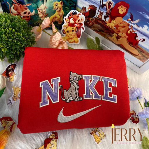 Baby Couple The Lion King Disney Nike Embroidered Sweatshirts - Image 3