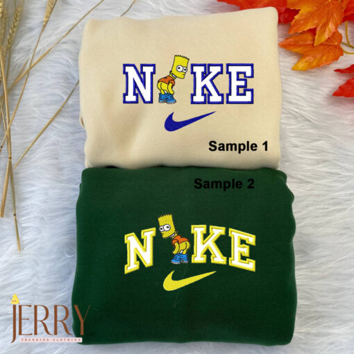 Bart Simpson Disney Nike Embroidered Sweatshirt - Image 2