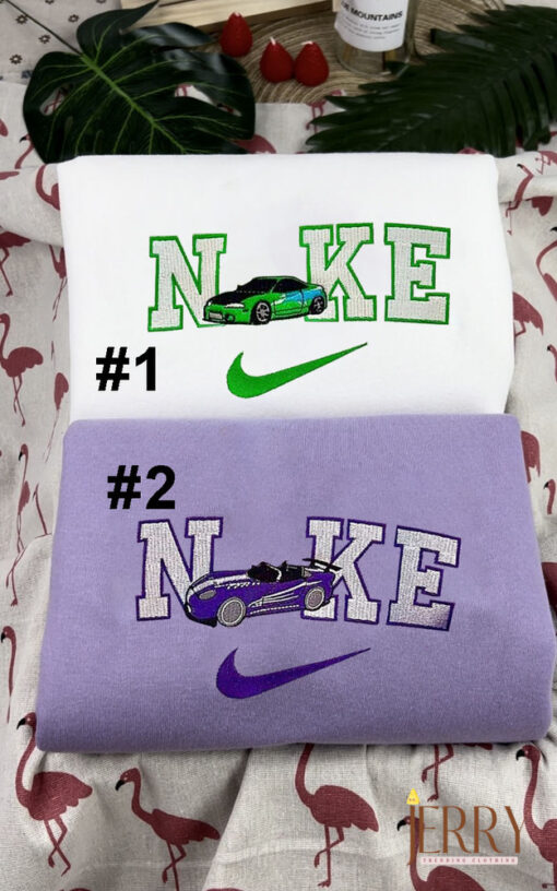 Brian and Roman Fast and Furious Nike Embroidered Sweatshirt