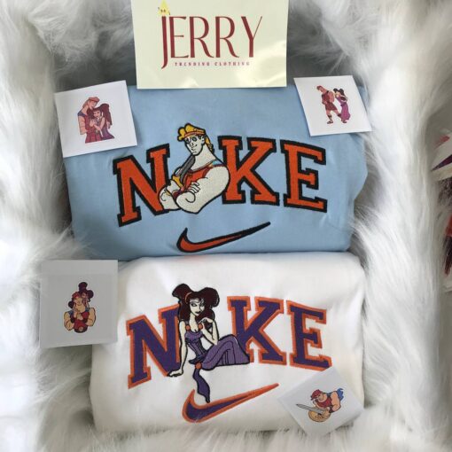 Cheap Megara Disney Nike Embroidered Sweatshirt, Christmas Present For Couples - Image 5
