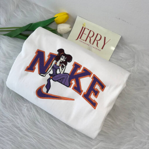 Cheap Megara Disney Nike Embroidered Sweatshirt, Christmas Present For Couples - Image 3