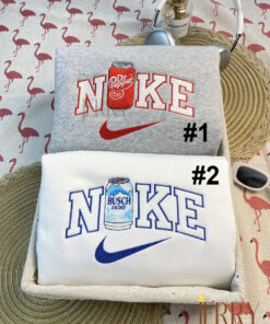 Cheap Dr Pepper And Busch Nike Embroidered Sweatshirt
