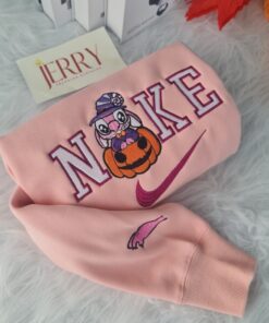 Cheap Witch Angel Disney Nike Embroidered Sweatshirt, Halloween Gift Ideas For Couple