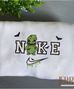 Chibi Oogie Boogie Disney Halloween Nike Embroidered Sweatshirt