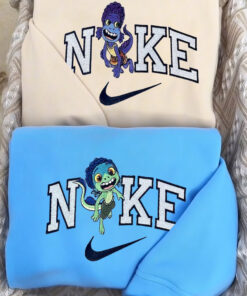 Cute Alberto And Luca Pixar Disney Nike Embroidered Sweatshirt, Nike Embroidery Matching