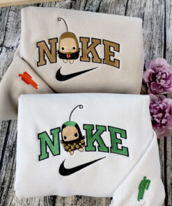 Cute Finneas And Billie Eilish Nike Embroidered Sweatshirt, Best Gift For Billie Eilish Fan