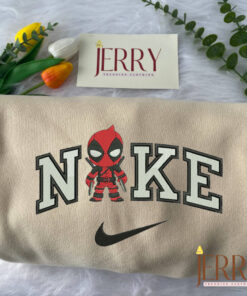 Deadpool Nike Embroidered Sweatshirt Hoodie