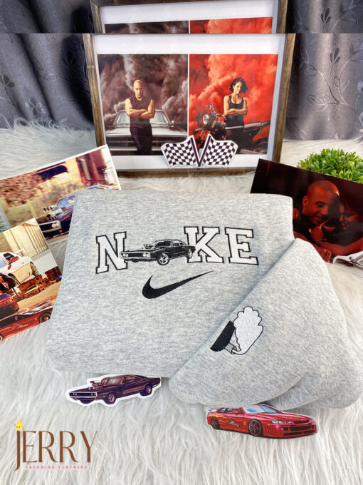 Dominic Toretto Letty Fast And Furious Nike Embroidered Sweatshirt, Valentines Day Gift For Couple - Image 3