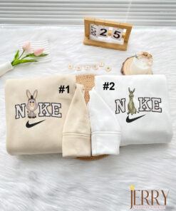 Donkey Shrek Nike Embroidered Sweatshirt, Disney Nike Embroidered Sweatshirt
