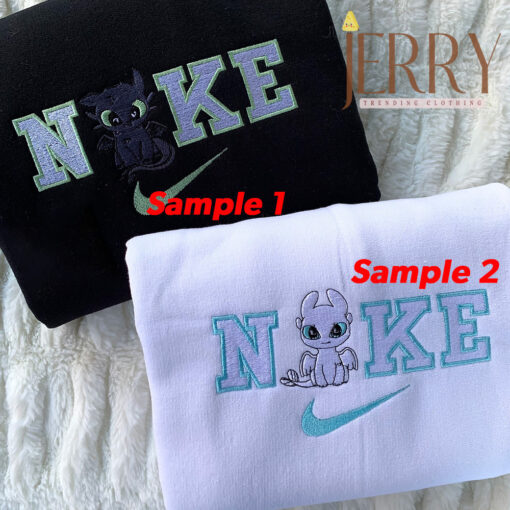 Dragon Love Nike Embroidered Sweatshirt