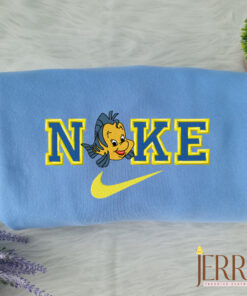 Flounder The Mermaid Nike Embroidered Sweatshirt