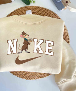 Basil Of Baker Street Disney Nike Embroidered Sweatshirt