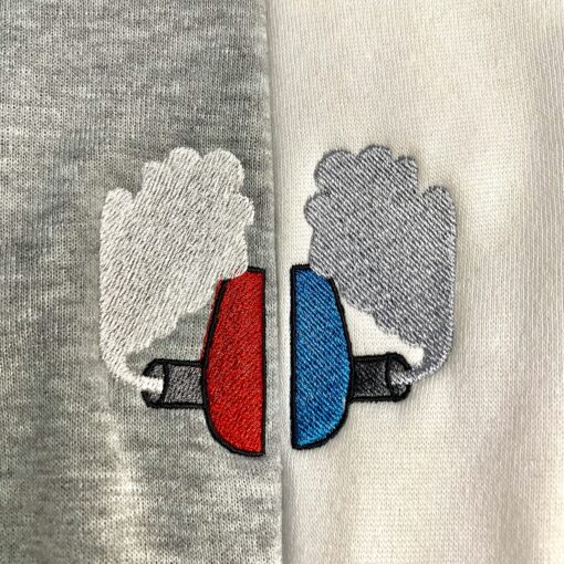 McQueen and Sally Cars Disney Nike Embroidered Sweatshirts, Christmas Gift for Couple - Image 5