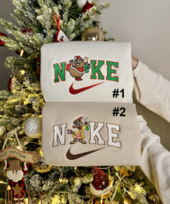 Jaq And Gus Cinderella Disney Christmas Nike Embroidered Sweatshirt