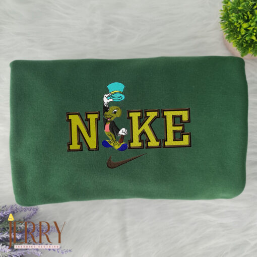 Jiminy Cricket Pinocchio Disney Embroidered Sweatshirt - Image 2