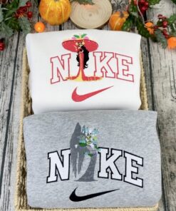 La Muerte and Xibalba The Book of Life Nike Embroidered Sweatshirt, Matching Embroidery Sweatshirt