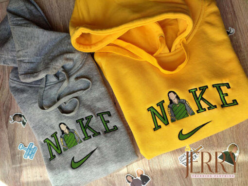 Loki Marvel Comic Character Nike Embroidered Sweatshirt - Image 2