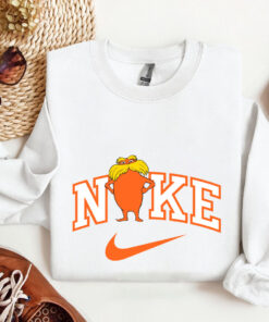 The Lorax Dr Seuss Nike Embroidered Sweatshirt